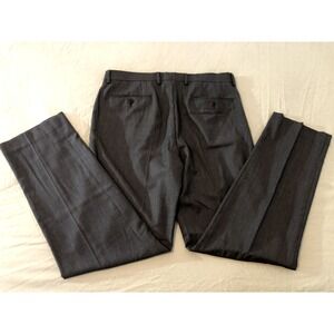 Mens Polo Ralph Lauren Dress Pants 34x32 Gray Slack Chino Khaki Trouser